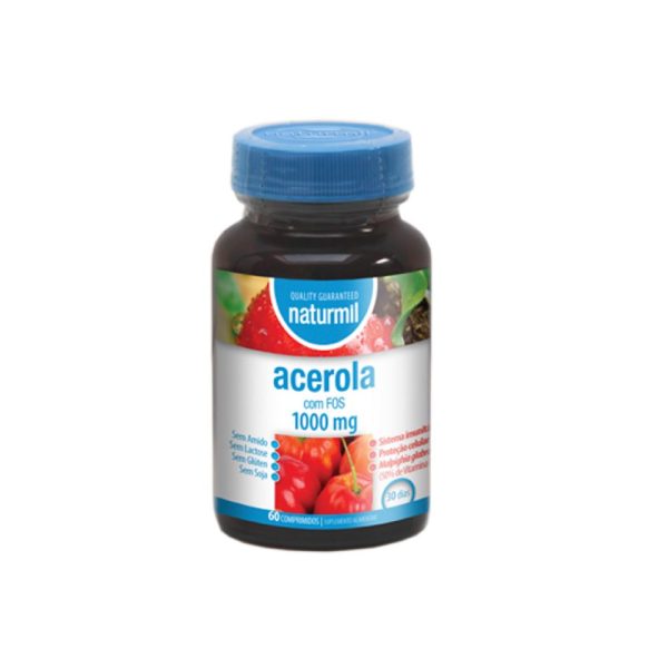Acerola 1000 mg 60 comprimidos - Naturmil