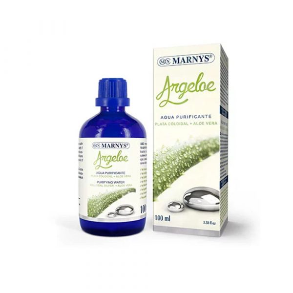 Argeloe Água Purificante com Prata Coloidal e Aloe Vera 100 ml – Marnys