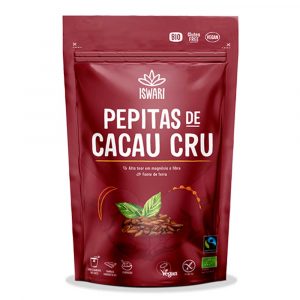 Cacau Pepitas Cru Bio 125 g - Iswari