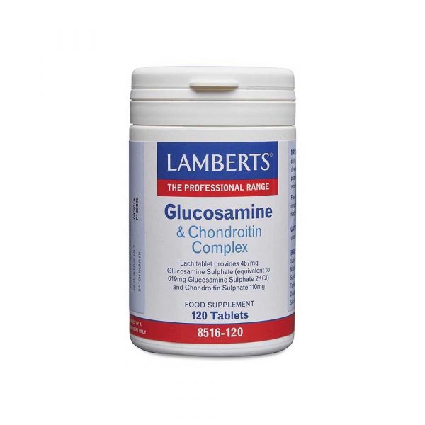 Complexo de Glucosamina e Condroitina 120 comprimidos - Lamberts