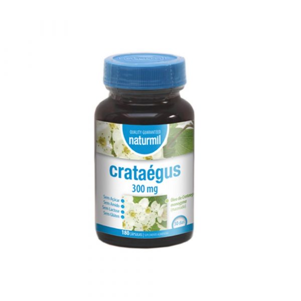 Crataégus 300 mg 180 cápsulas - Naturmil