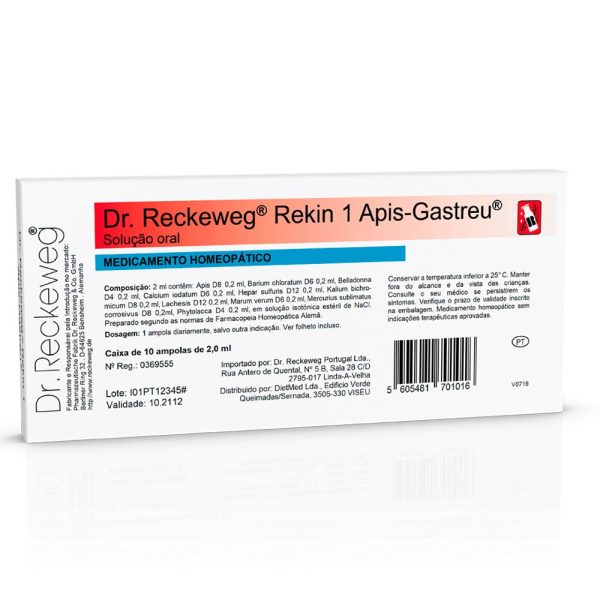 Rekin 1 - 10 Ampolas Bebíveis - Dr. Reckeweg