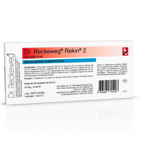 Rekin 2 - 10 Ampolas Bebíveis - Dr. Reckeweg