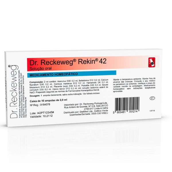 Rekin 42 - 10 Ampolas Bebíveis - Dr. Reckeweg