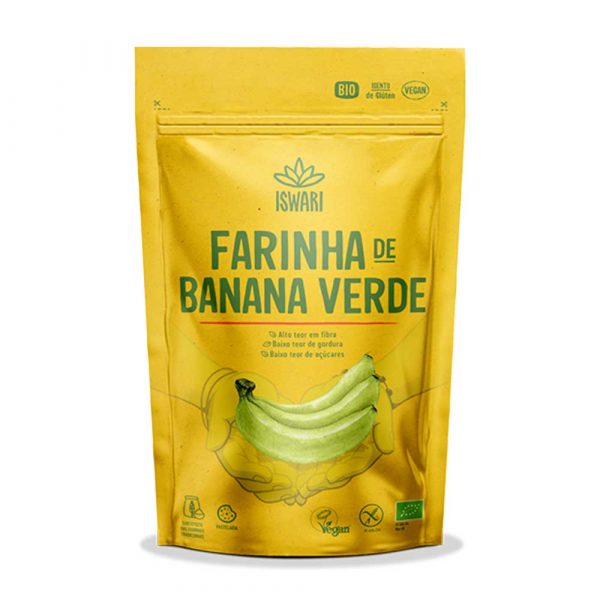 Harina de Plátano Verde Bio 125g - Iswari