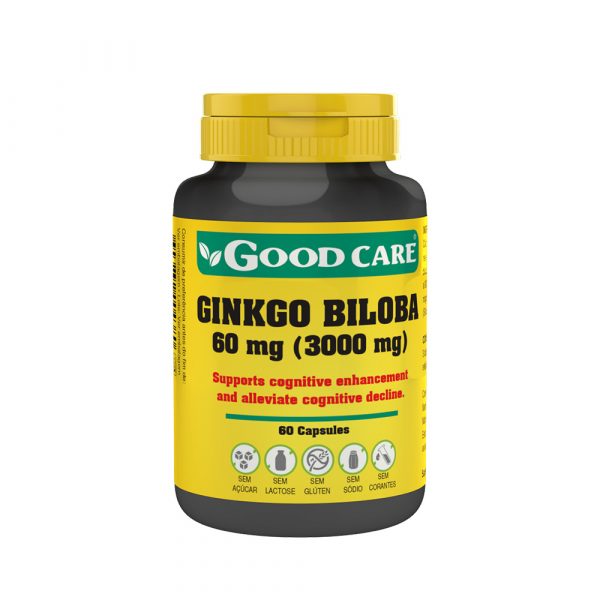 Ginkgo Biloba 60 mg 60 cápsulas - Good Care
