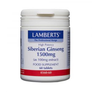 Ginseng Siberiano 1500 mg 60 cápsulas - Lamberts