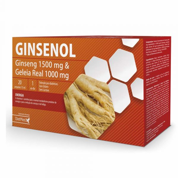 ginsenol em ampolas da dietmed