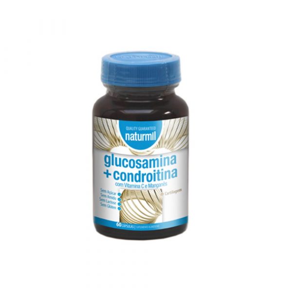 Glucosamina + Condroitina 500 mg 60 cápsulas - Naturmil