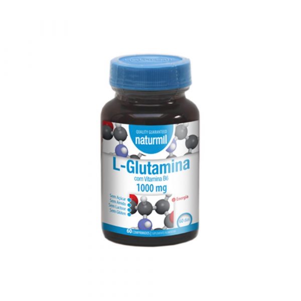 L-Glutamina 1000 mg 60 comprimidos - Naturmil