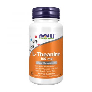 L-Teanina 100 mg 90 cápsulas - Now