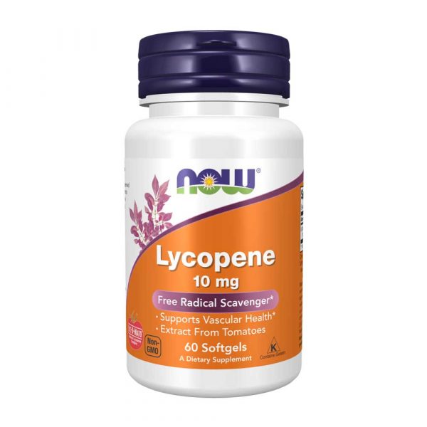 Licopeno 10 mg 60 cápsulas - Now