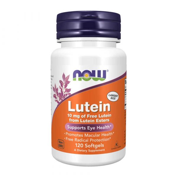 Luteína 10 mg 120 cápsulas vegetais - Now