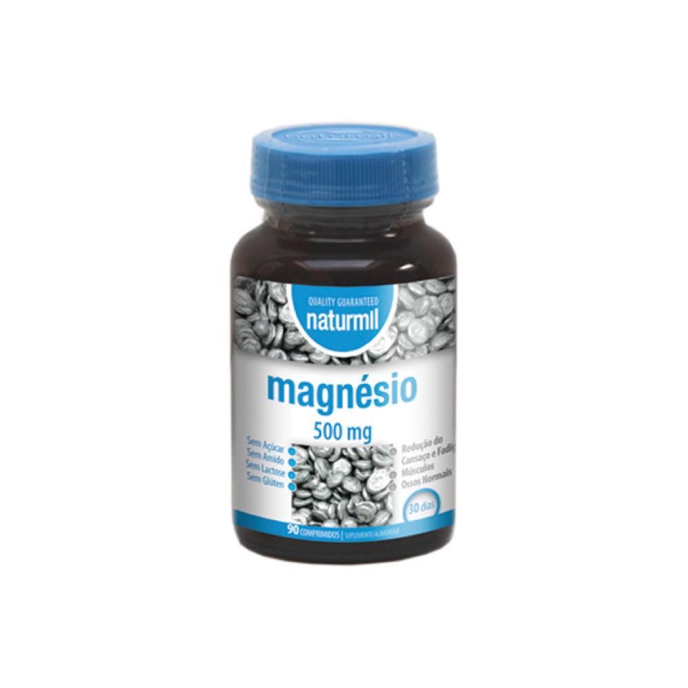 Magnésio 500 mg 90 comprimidos - Naturmil