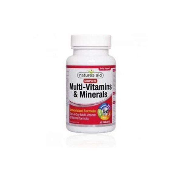 Multi-Vitaminas e Minerais 90 comprimidos - Natures Aid