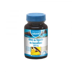 Óleo de Fígado de Bacalhau 400 mg 90 cápsulas - Naturmil