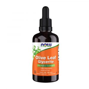 Olive Leaf Glycerite 18% Liquid 59 ml - Now