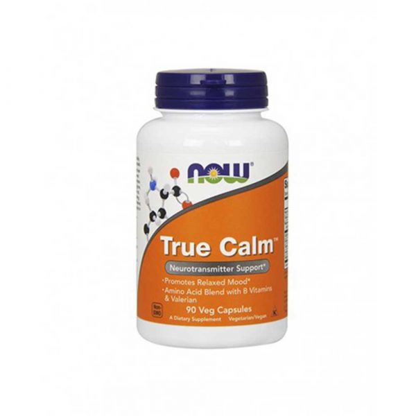 True Calm Amino Relaxer 90 cápsulas vegetais – Now