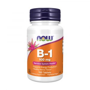 Vitamina B-1 Tiamina 100 mg 100 comprimidos - Now