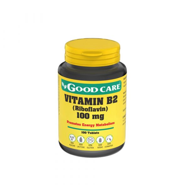 Vitamina B2 100 mg 100 comprimidos - Good Care