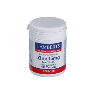 Zinco Citrato 15 mg 180 comprimidos – Lamberts