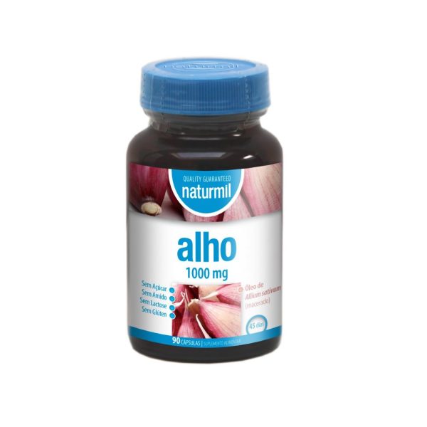 Alho 1000 mg 90 cápsulas - Naturmil