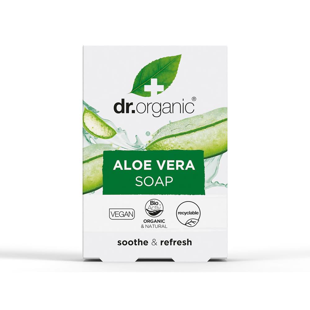 Aloe vera sabonete natural da dr organic