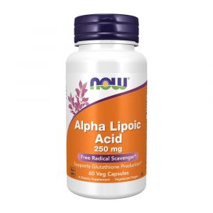 Acido Alpha Lipoic 250mg da marca Now