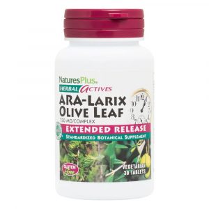 Ara-Larix com folha de oliveira da marca Natures Plus