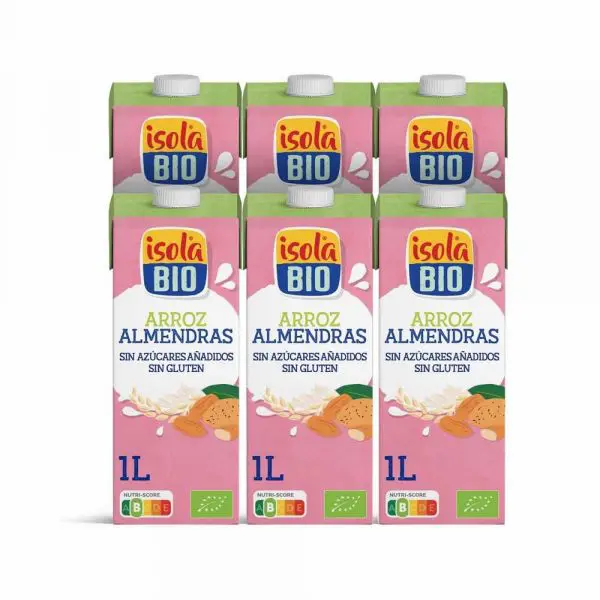 Bebida de arroz com amêndoa pack 6L