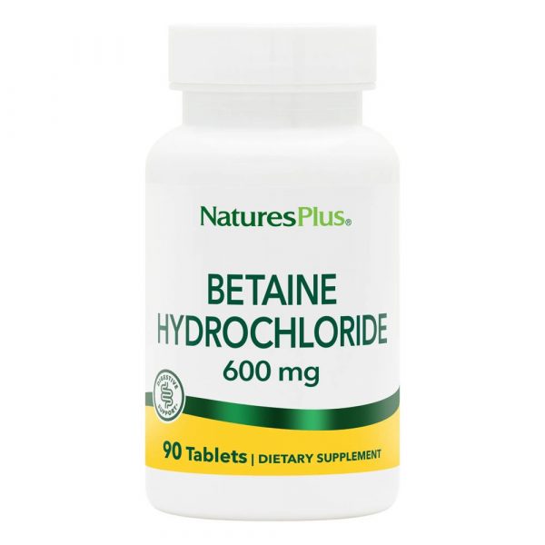 betaina hcl da marca natures plus