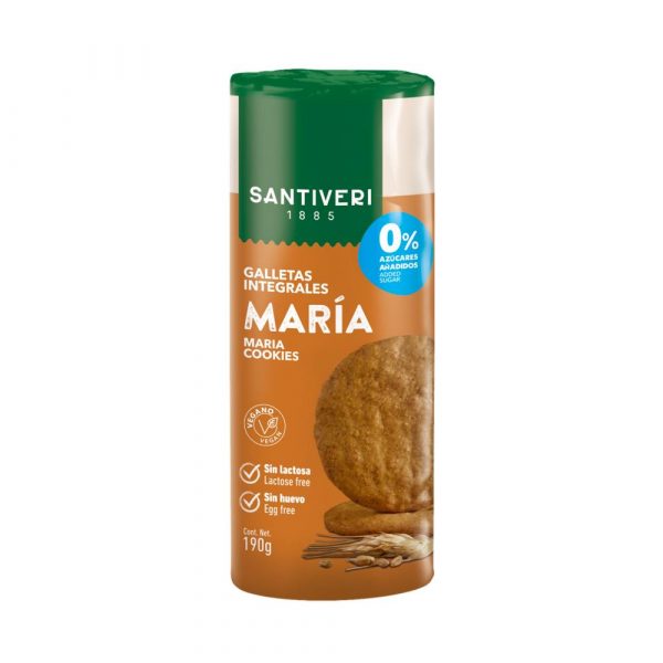 bolachas integrais maria da marca santiveri