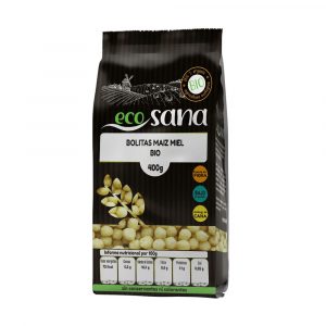 Bolinhas de Milho Mel Bio 400 g - Ecosana