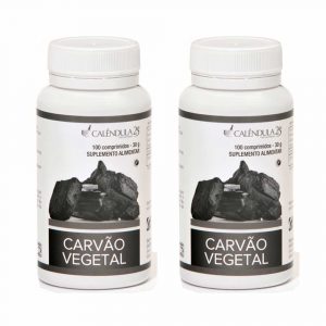 Carvão vegetal em comprimidos pack da Calêndula