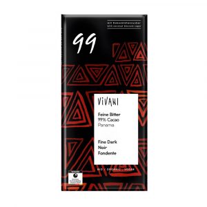 Chocolate 99% de Cacau da marca Vivani