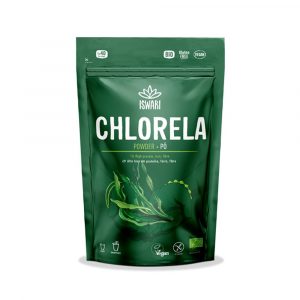 Clorela em pó da marca Iswari