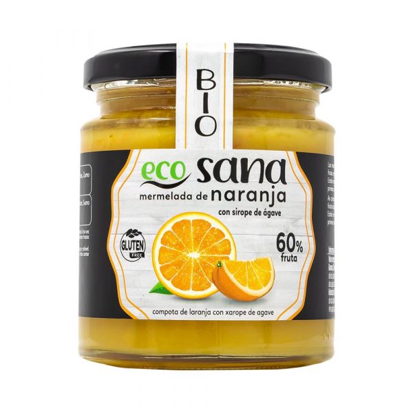 Compota Extra Laranja Sem Açúcar Bio 260 g - Ecosana