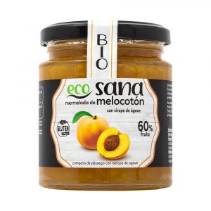 Compota Extra Pêssego Sem Açúcar Bio 260 g - Ecosana