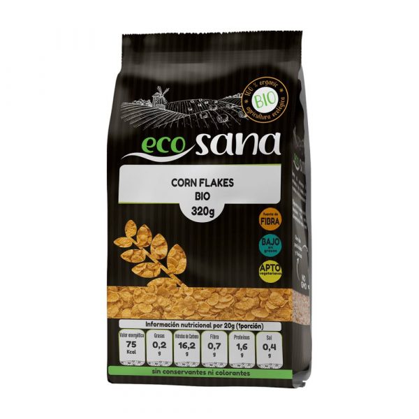 Corn Flakes Bio 320 g - Ecosana