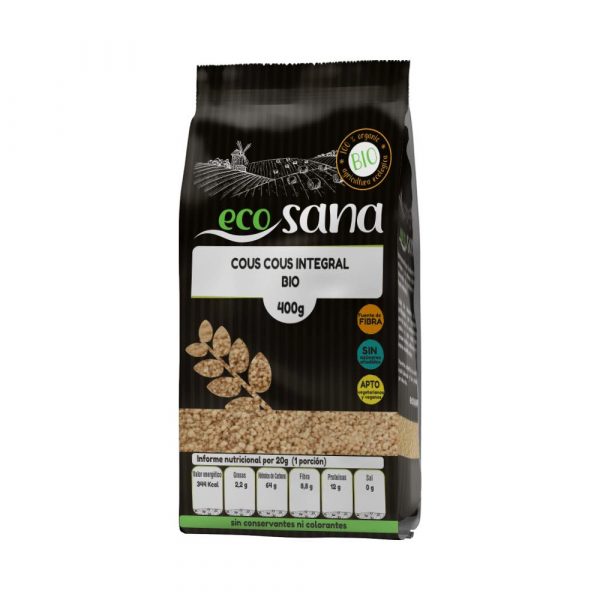 Couscous Integral Bio 400 g - Ecosana