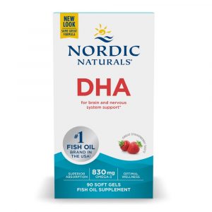 DHA com 830 mg da nordic naturals