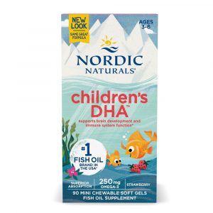 DHa criança em softgels da nordic naturals.