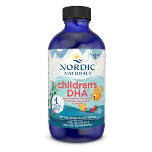 dha para crianças em solução oral da nordic naturals