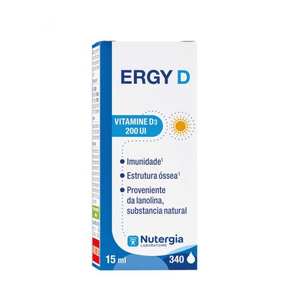 Ergy D em 15ml da marca Nutergia