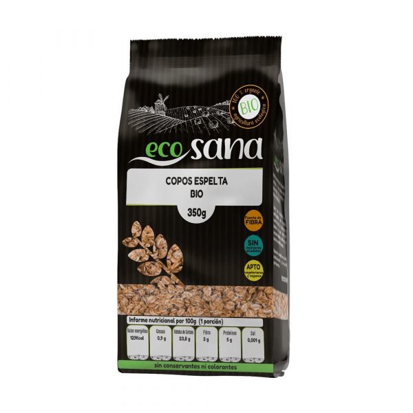 Flocos de Espelta Bio 350 g - Ecosana