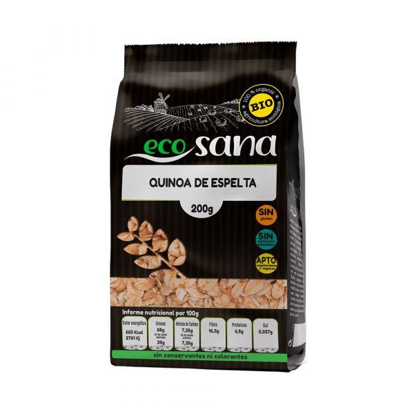 Flocos Quinoa Bio 200 g - Ecosana