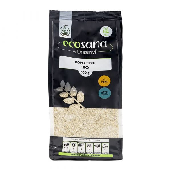 Flocos Teff Bio 500 g - Ecosana