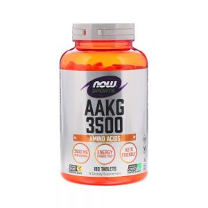 L-Arginina: AAKG 3500 New 1166 mg 180 comprimidos - Now
