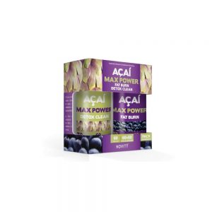 Açai Detox Max Power 60 + 60 comprimidos - Novity