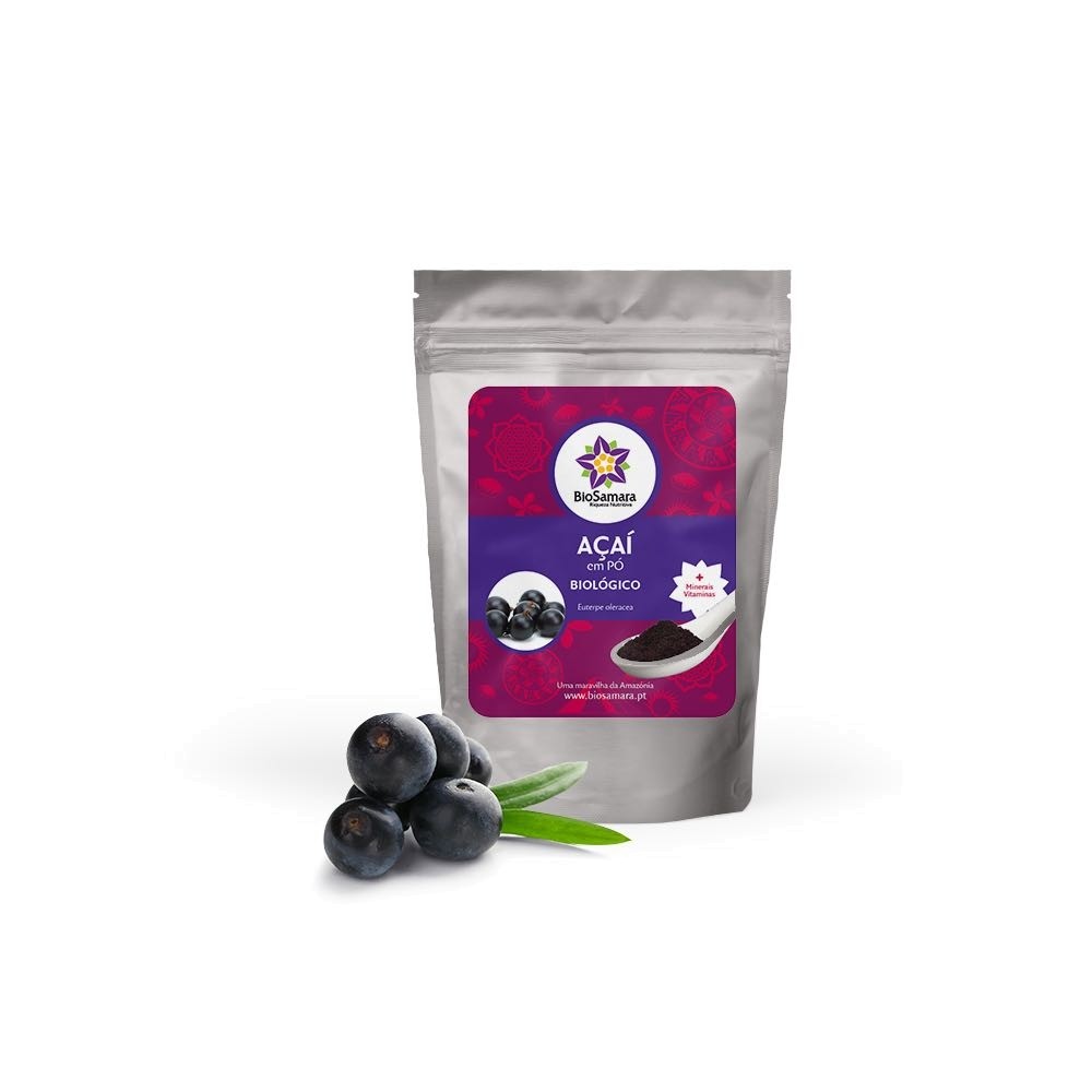 Açaí em pó 70 g - Biosamara